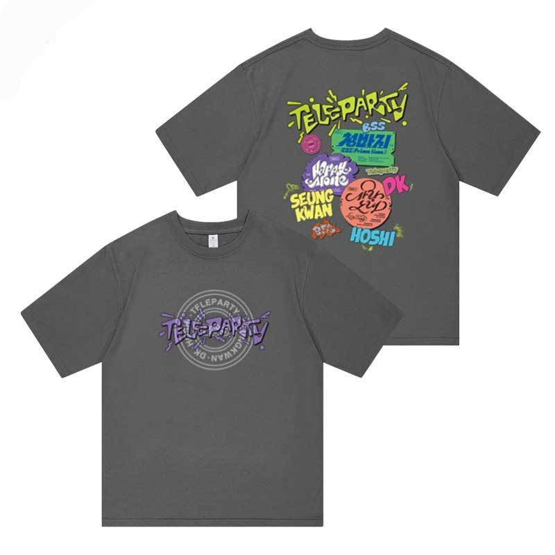 SEVENTEEN グッズ BSS TELEPARTY Tシャツ 2025 100%コットン (各色)