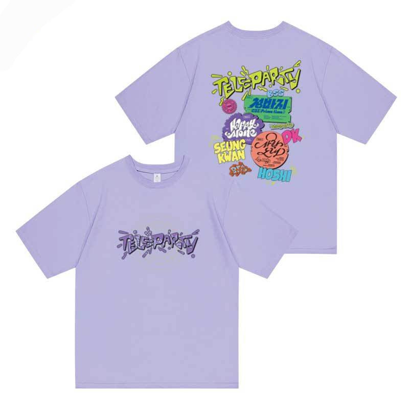 SEVENTEEN グッズ BSS TELEPARTY Tシャツ 2025 100%コットン (各色)