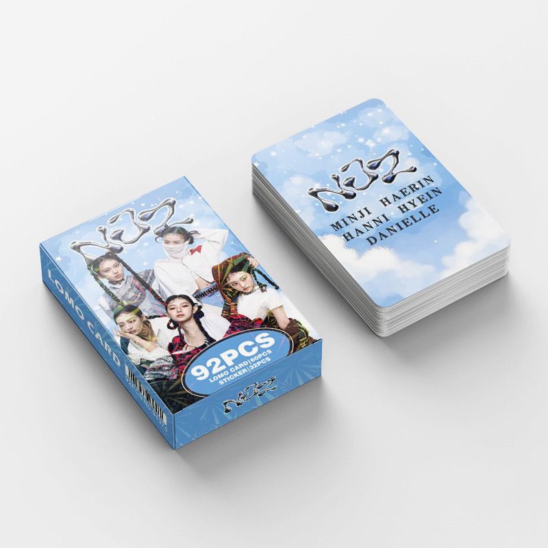 フォトカード NJZ (NEWJEANS) 92枚 (フォトカード60枚 + ステッカー32枚)