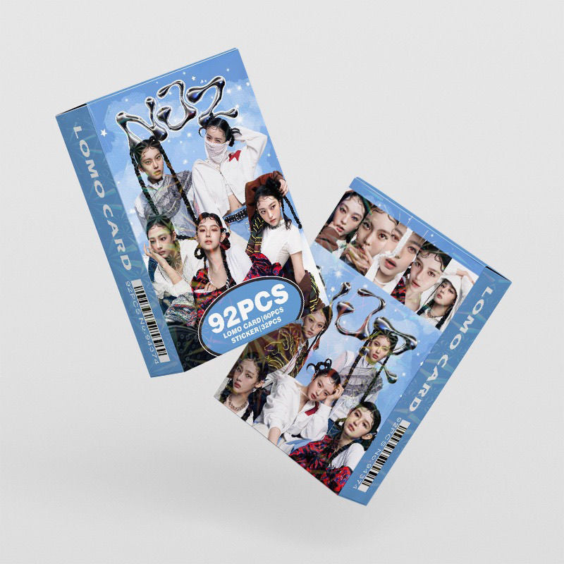 フォトカード NJZ (NEWJEANS) 92枚 (フォトカード60枚 + ステッカー32枚)