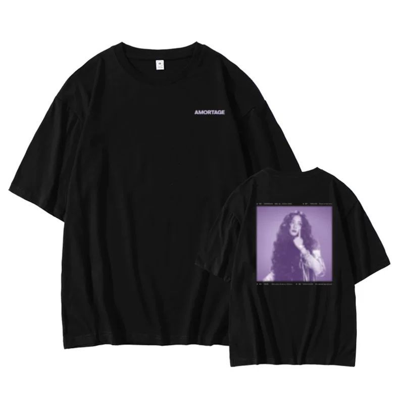 JISOO Tシャツ (BLACKPINK) 100%コットン