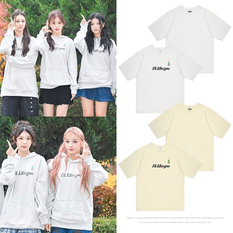 ILLIT I'LL LIKE YOU Tシャツ 100%コットン