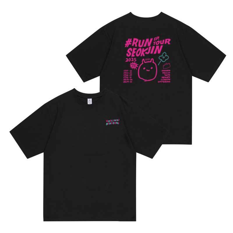 JIN RUNSEOKJIN ツアー Tシャツ 100% コットン