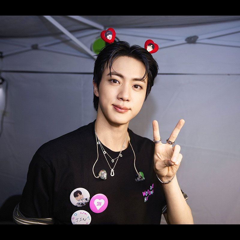 JIN RUNSEOKJIN ツアー Tシャツ 100% コットン