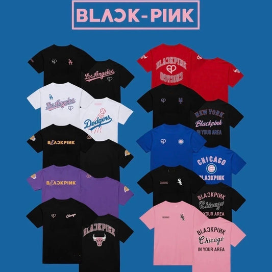 BLACKPINK デッドライン Tシャツ 綿100%