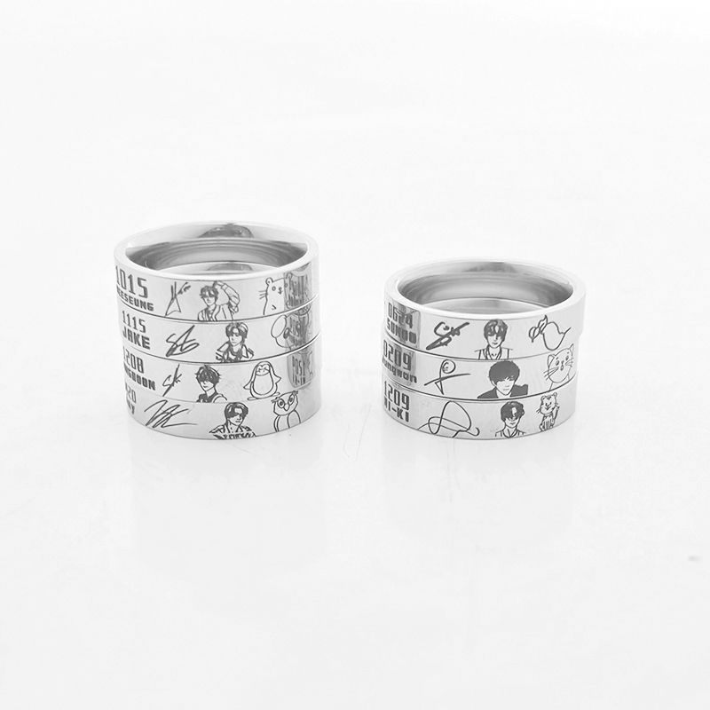 ENHYPEN ネックレス (チェーン+リング) メンバー全員