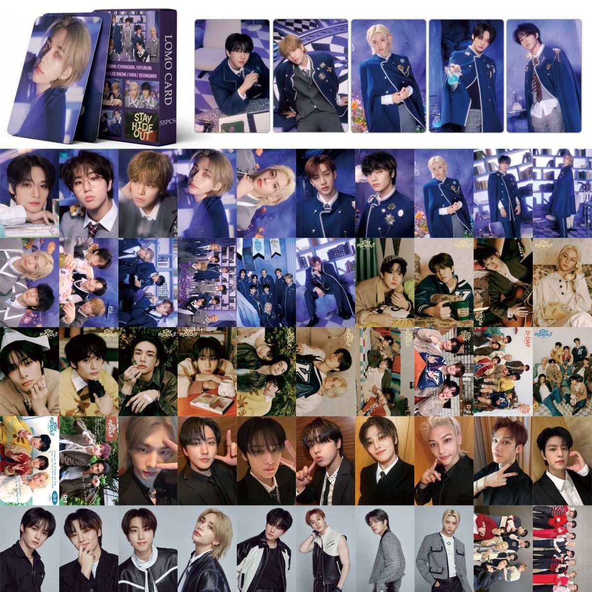 STRAY KIDS PHOTOCARDS DO IT, KARMA, ATE, HOP, GIANT, 5 STAR, MANIAC, MAXIDENT + VARIOUS OPTIONS!✨ (55 PCS)