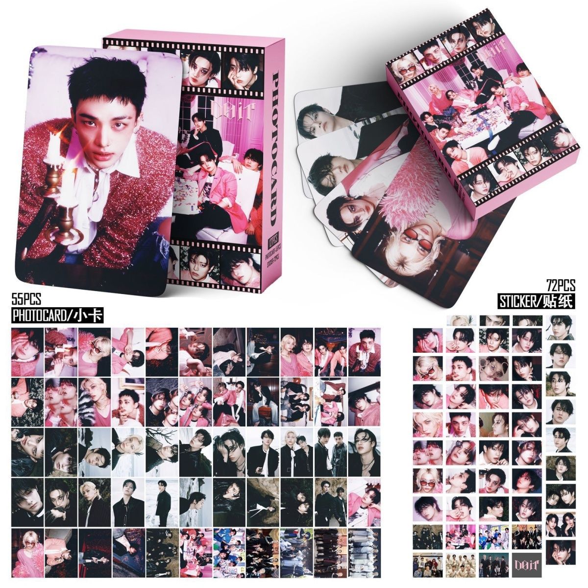 STRAY KIDS MERCH PHOTOCARDS 127 PCS DO IT (カード55枚＋ステッカー72枚)