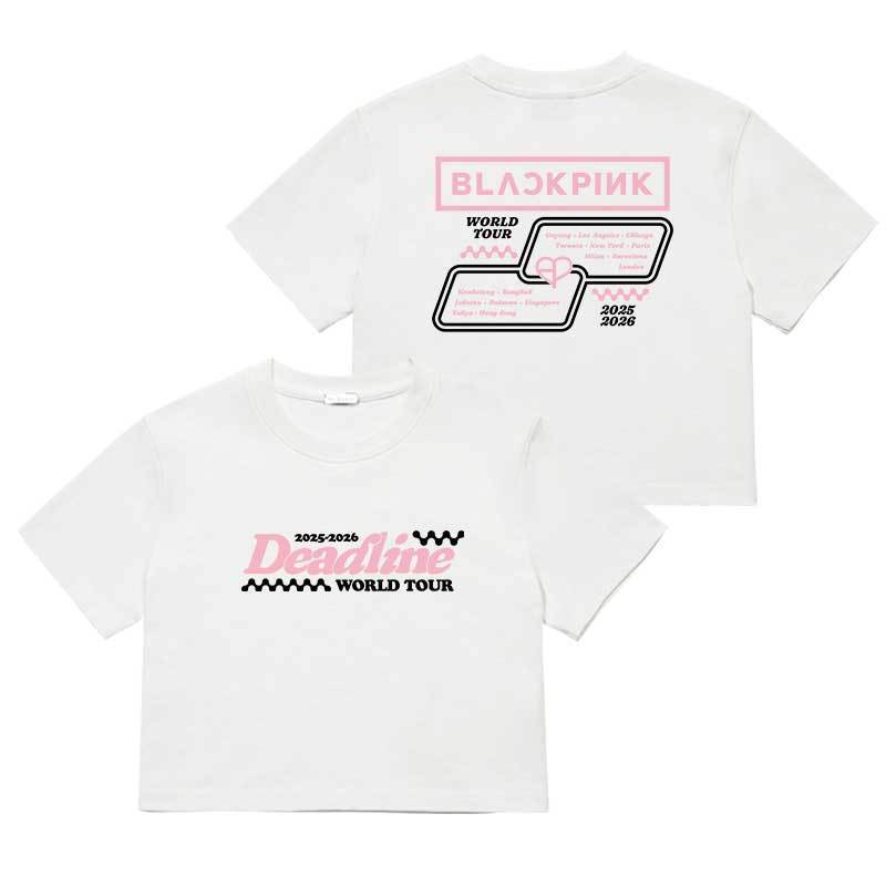 BLACKPINK DEADLINE Tシャツ・クロップドTシャツ 綿100%