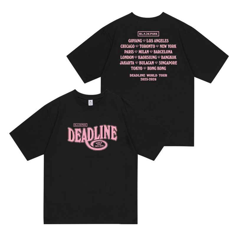BLACKPINK DEADLINE Tシャツ・クロップドTシャツ 綿100%