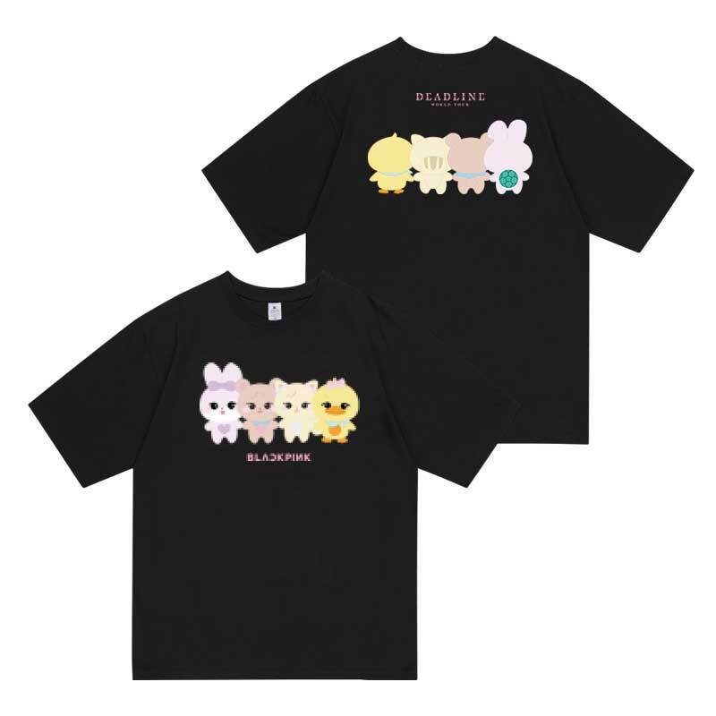 BLACKPINK DEADLINE Tシャツ・クロップドTシャツ 綿100%
