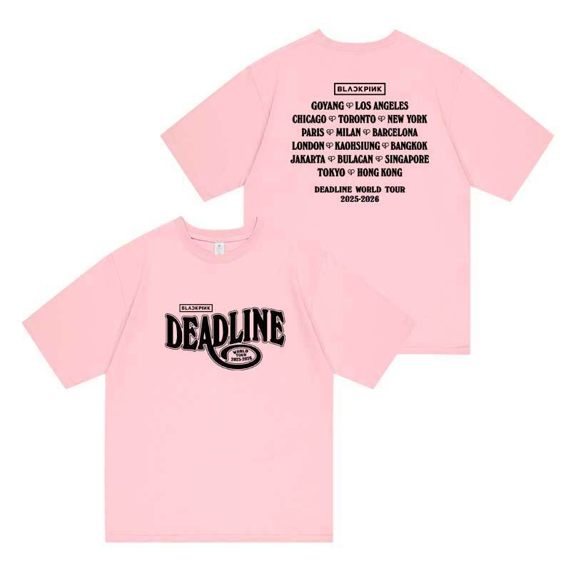 BLACKPINK DEADLINE Tシャツ・クロップドTシャツ 綿100%