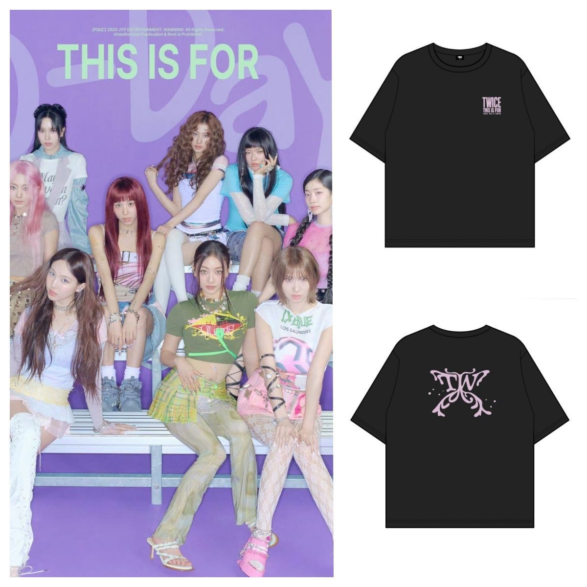 TWICE Tシャツ用 綿100%