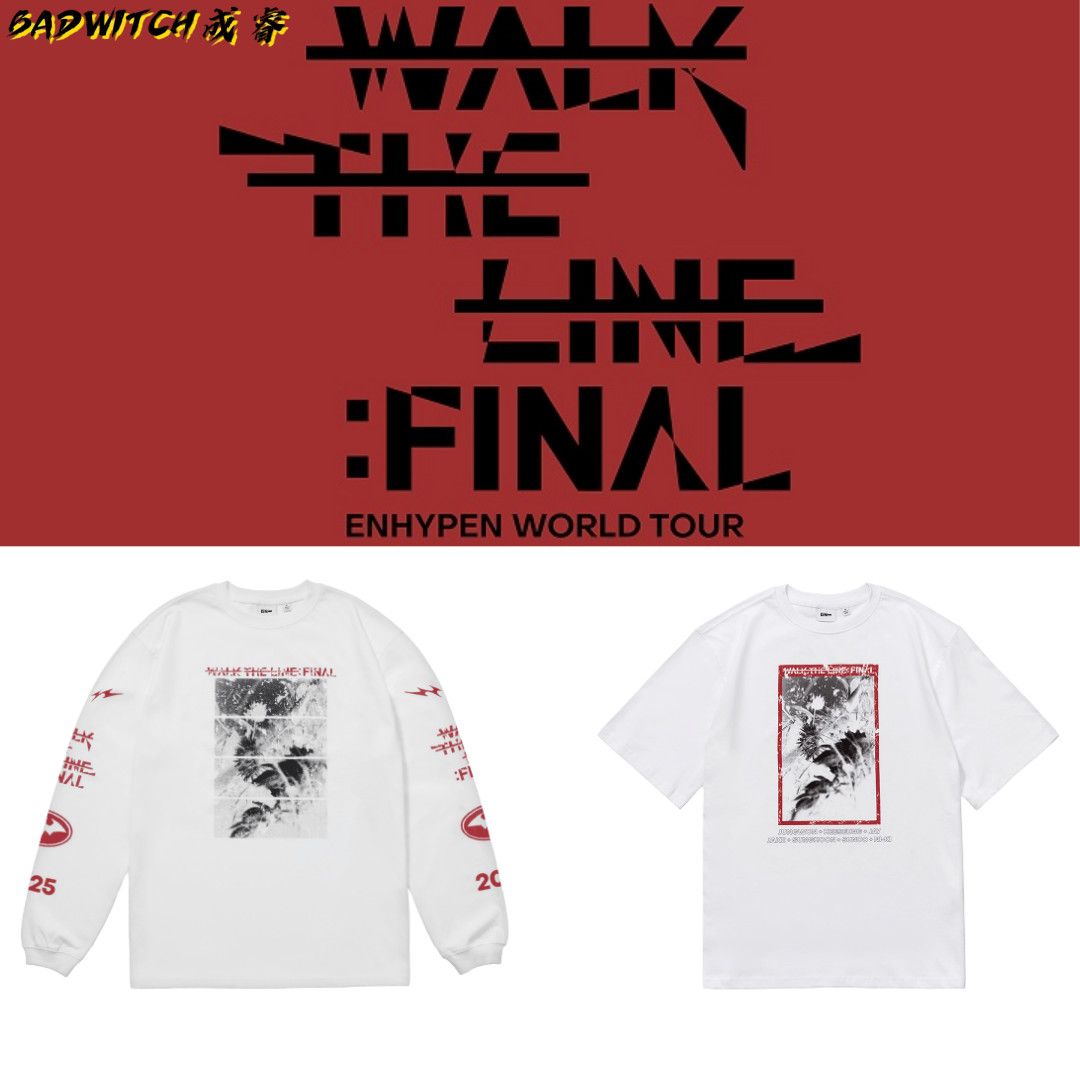 ENHYPEN Tシャツ WALK THE LINE THE FINAL 綿100%