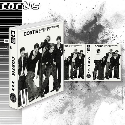 CORTIS フォトカードホルダーバインダー A5 + フォトカード80枚収納可能なプラスチックシート20枚