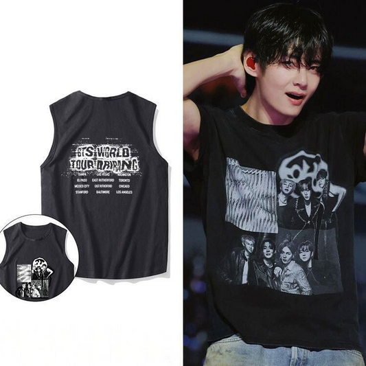 BTS WORLD TOUR ARIRANG Tシャツ 綿100%