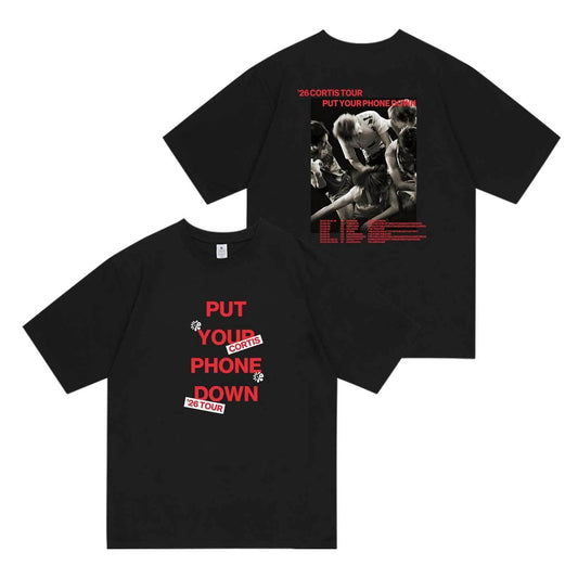CORTIS T SHIRT TOUR PUT YOUR PHONE DOWN 2026 100% COTTON