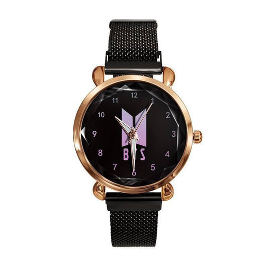 マグネット留め具付きBTSウォッチ