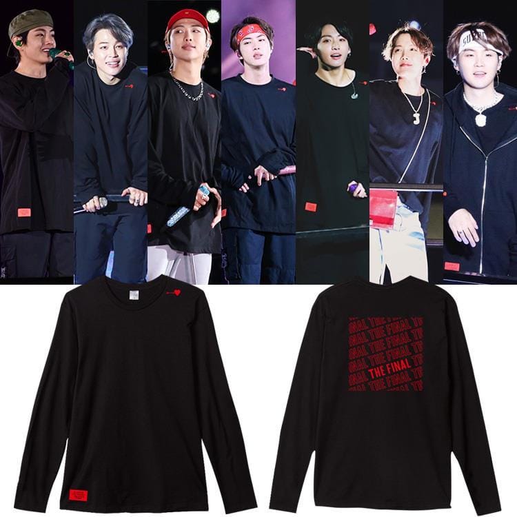 BTS TOUR L.Y. THE FINAL SHIRT 綿100%