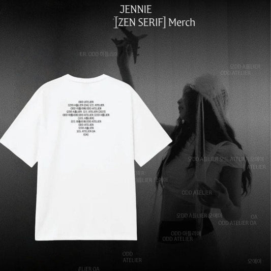 ジェニー (BLACKPINK) ZEN セリフ Tシャツ コットン100%
