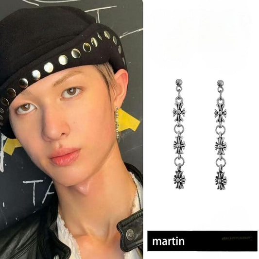 CORTIS MARTIN イヤリング ステンレススチール