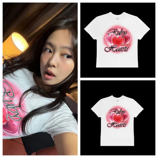 ジェニー Tシャツ・クロップド 100%コットン