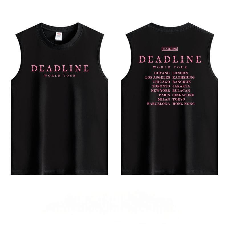 BLACKPINK DEADLINE Tシャツ 綿100%