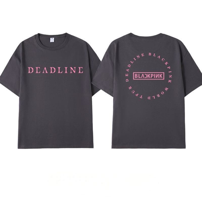 BLACKPINK DEADLINE Tシャツ 綿100%