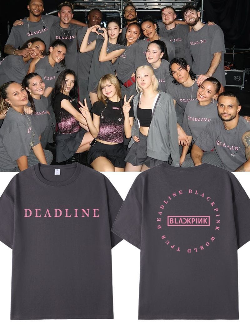 BLACKPINK DEADLINE Tシャツ 綿100%