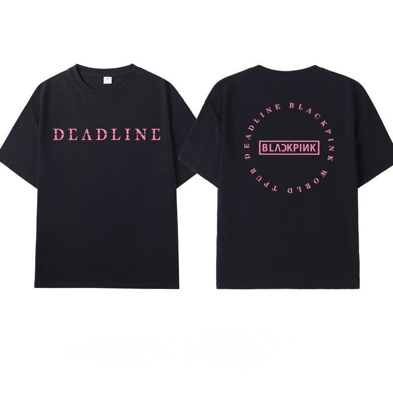 BLACKPINK DEADLINE Tシャツ 綿100%
