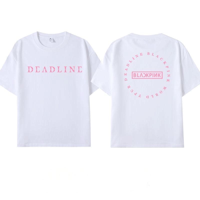 BLACKPINK DEADLINE Tシャツ 綿100%
