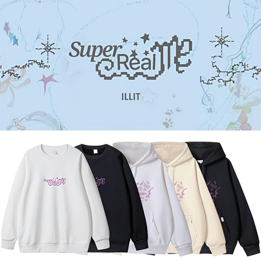 ILLIT スーパーリアルミー フーディー