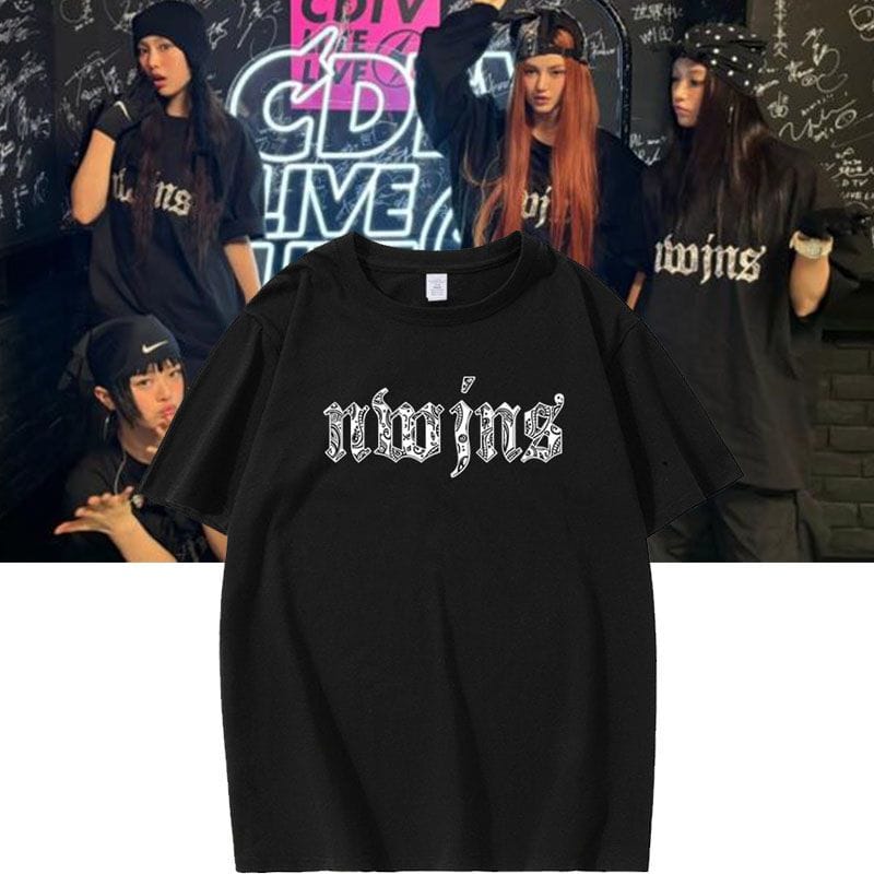 NEWJEANS Tシャツ 綿100%
