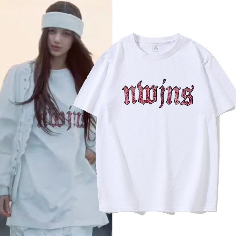 NEWJEANS Tシャツ 綿100%