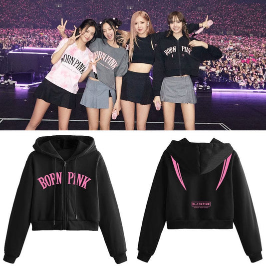 BLACKPINK BORN PINK クロップドフーディー