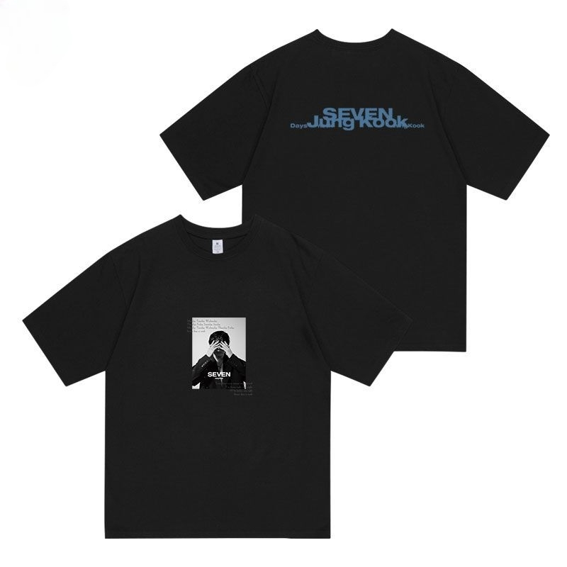 Tシャツ BTS ジョングク SEVEN 綿100%