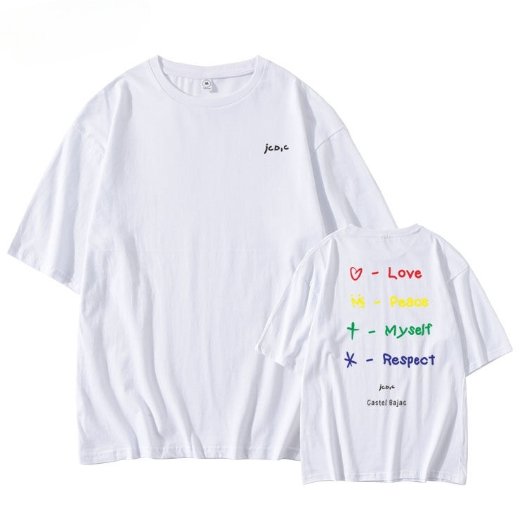 JIN Tシャツ 綿100％（白、黒）