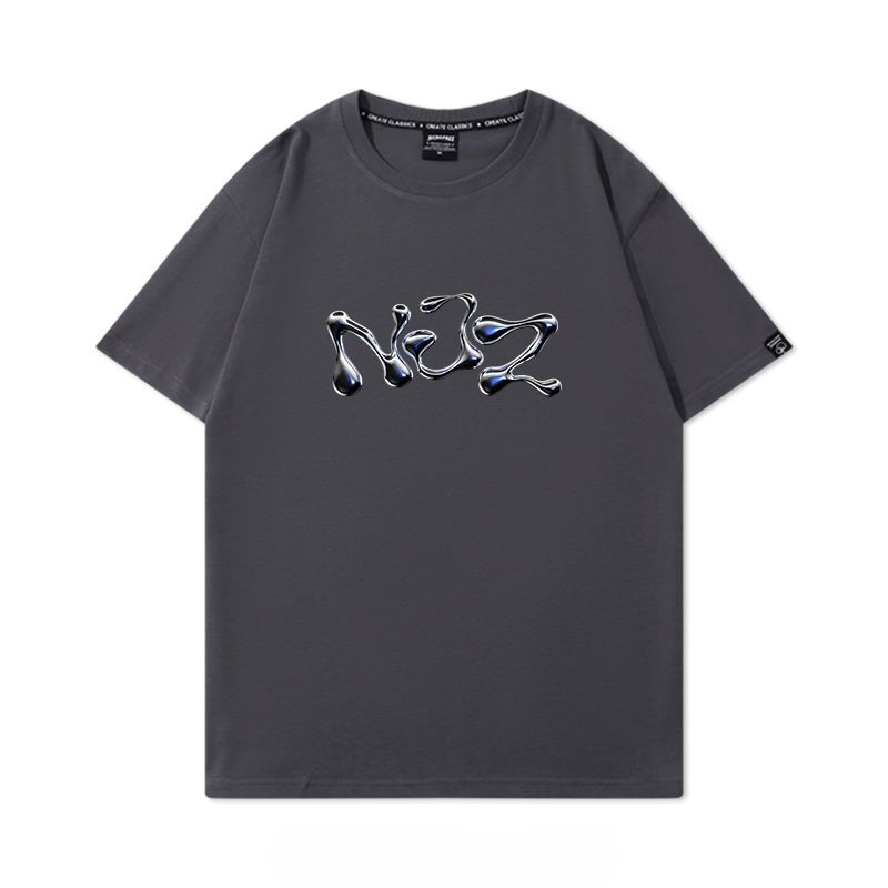 NJZ (NEWJEANS) Tシャツ 100%コットン (4色展開)