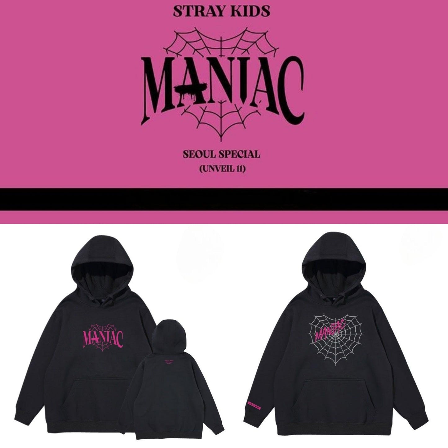 MANIAC STRAY KIDS パーカー