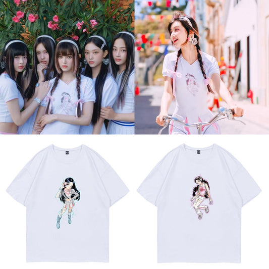 NEWJEANS GET UP Tシャツ - スーパーシャイ