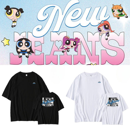 NEWJEANS GET UP Tシャツ 100%コットン (カラーバリエーション)