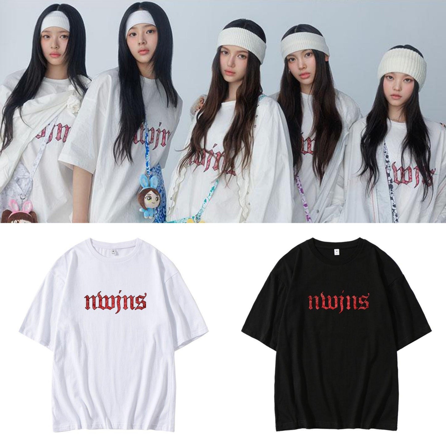 NEWJEANS SUPERNATURAL Tシャツ 綿100%