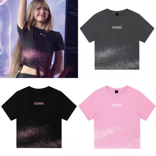 BLACKPINK DEADLINE Tシャツ 綿100％