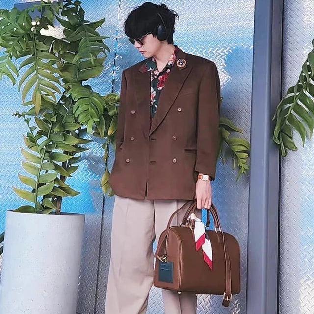 BTS V ミュート ボストンバッグ