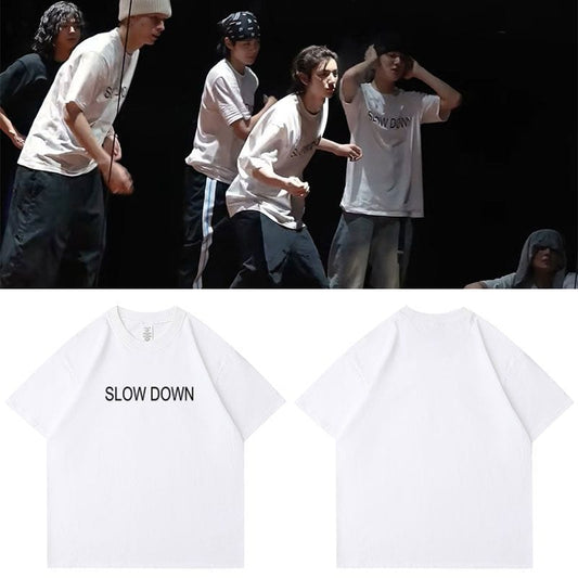 CORTIS Tシャツ SLOW DOWN 綿100%