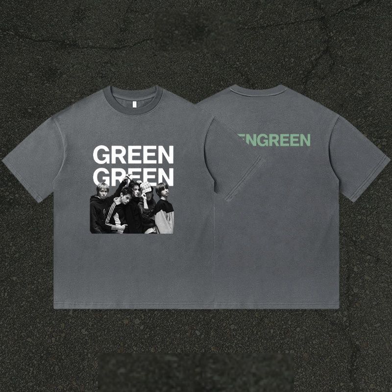 CORTIS Tシャツ 緑 緑 綿100%