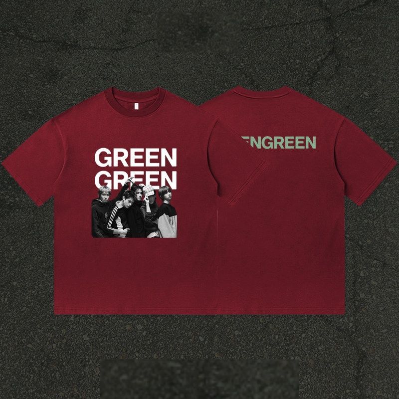 CORTIS Tシャツ 緑 緑 綿100%
