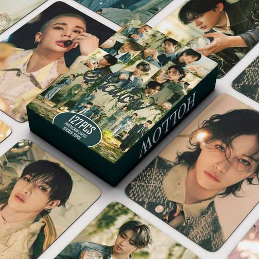 STRAY KIDS MERCH PHOTOCARDS HOLLOW KIT 127 PCS (フォトカード55枚+ステッカー72枚)