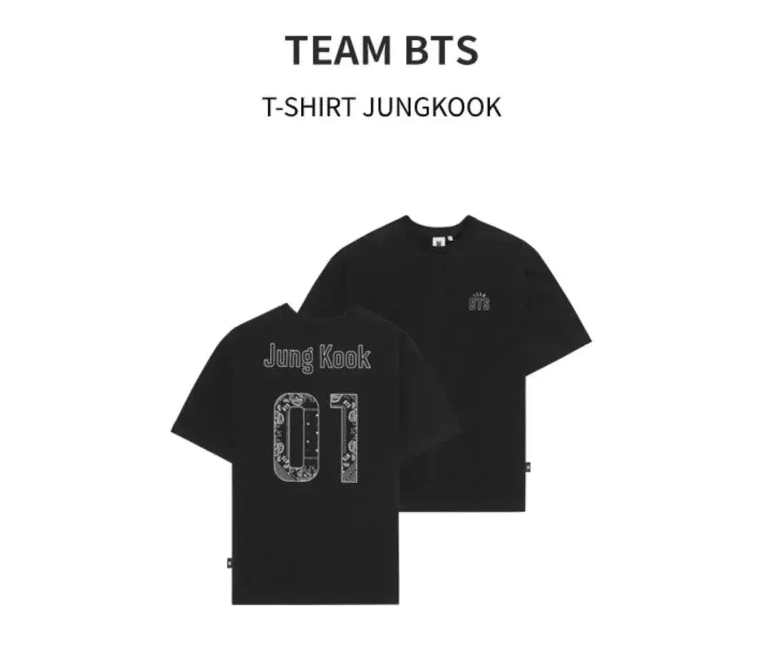 BTSチームTシャツ 綿100%